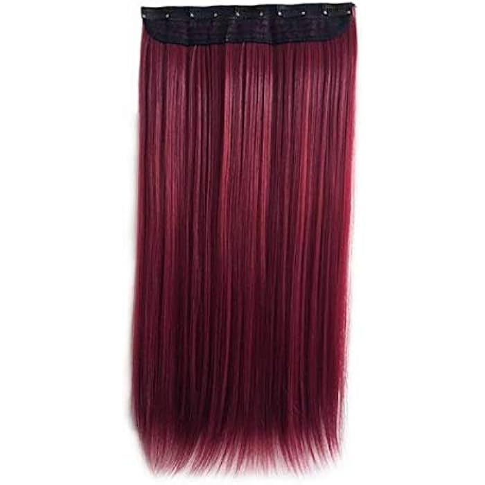 DILLARDS Heat Resistant Synthetic Hair Extension - Red, H157 - Image 4